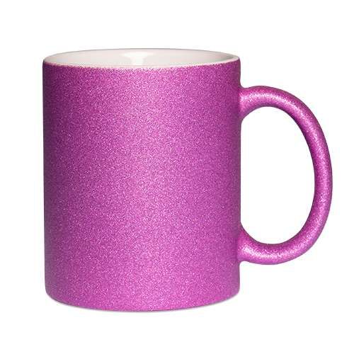 Glittermugg Hela världen