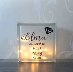 Glasblock Diamant 1
