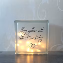 Glasblock Jag gillar...