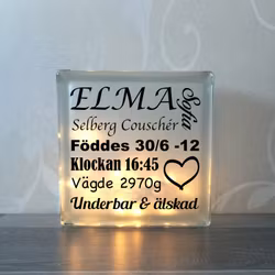 Glasblock Födelse 2