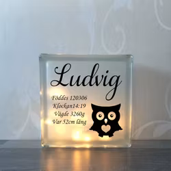 Glasblock Uggla Nr 4