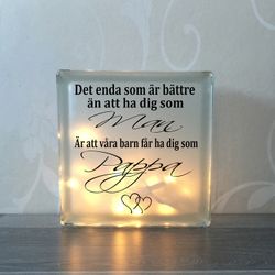 Glasblock Det enda som är bättre...