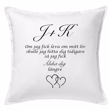 Kuddfodral Leva om
