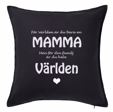 Kuddfodral Mamma/världen