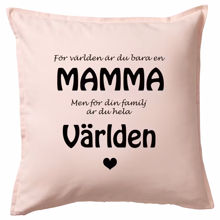 Kuddfodral Mamma/världen