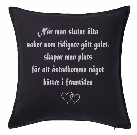 Kuddfodral Slutar älta