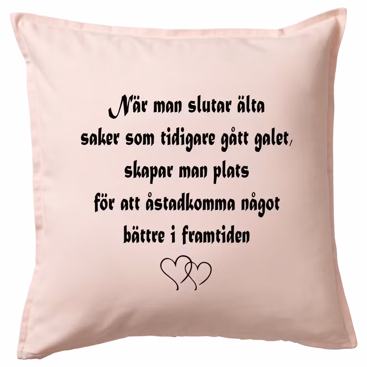 Kuddfodral Slutar älta