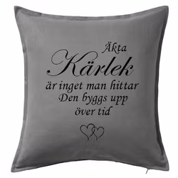 Kuddfodral Äkta kärlek