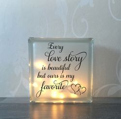 Glasblock Love story