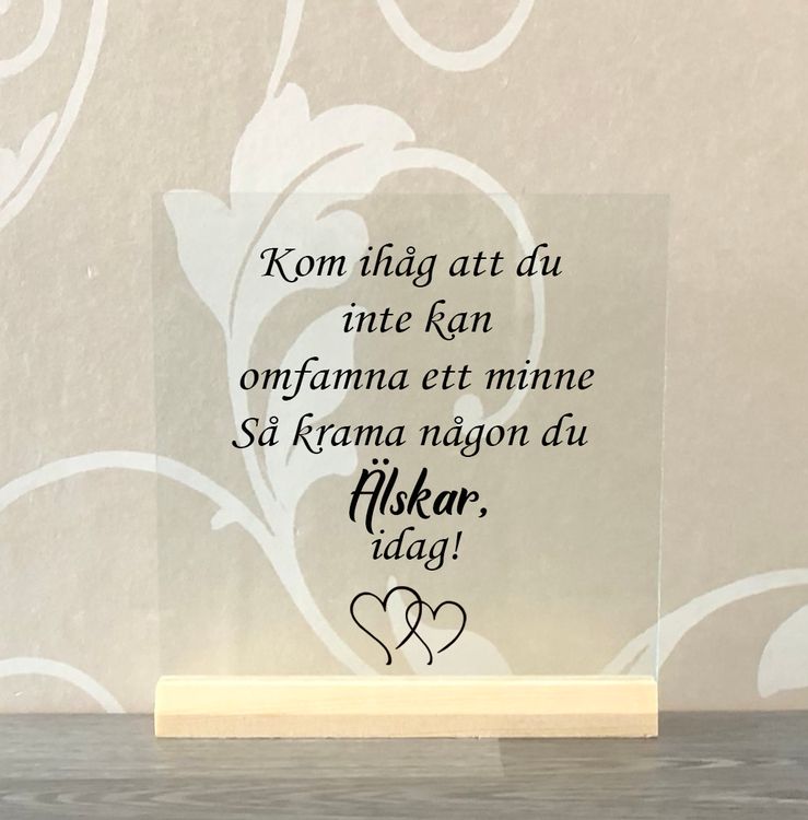 Glasplatta Kärlek alt 11