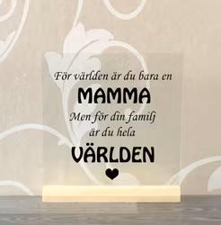 Glasplatta Mamma/pappa alt 3