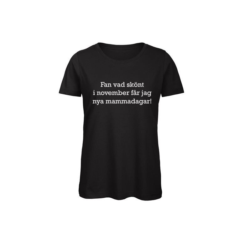 T-shirt Dam - Mammadagar I Välj Månad & Färg