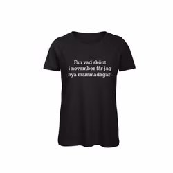 T-shirt Dam - Mammadagar I Välj Månad & Färg