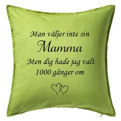 Kuddfodral Man väljer inte...