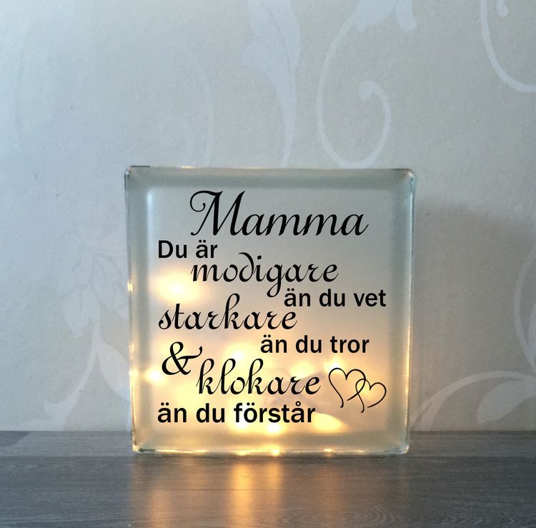 Glasblock Mamma