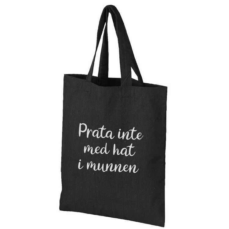 Tygkasse Prata inte...