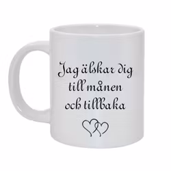 Till månen Bild & text