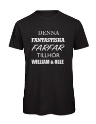 T-shirt Herr – ”Denna fantastiska [titel] tillhör…” (Valfri text)