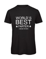 T-shirt Herr – World’s Best Farter (I Mean Father)