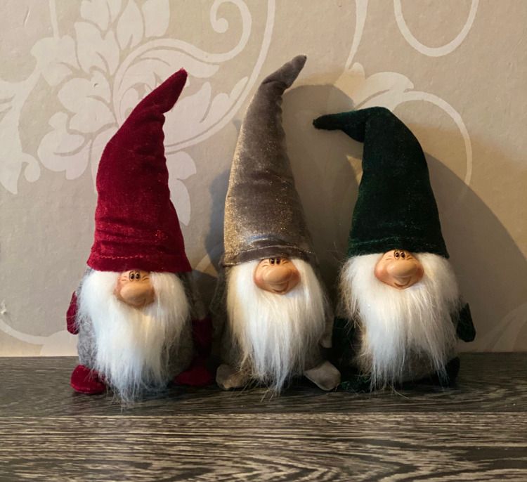 Mini tomte med tryck