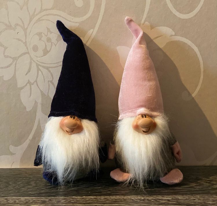Mini tomte med tryck