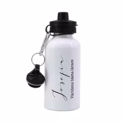 Vattenflaska Typsnitt 3+text+ foto