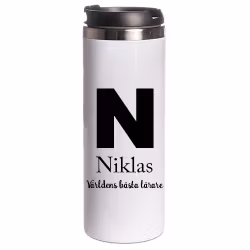 Termosmugg Rak bokstav #2