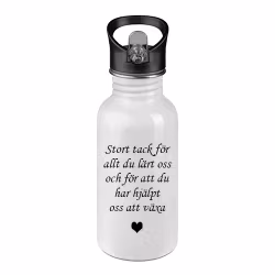 Stålflaska Stort tack