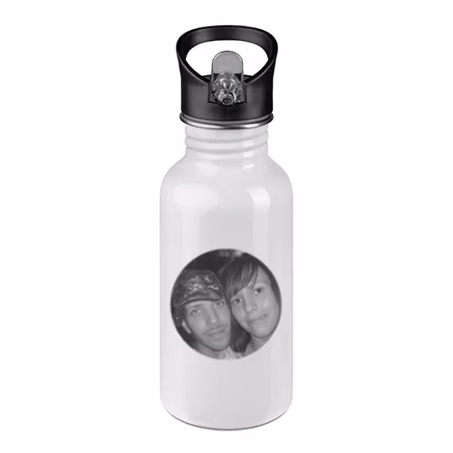 Stålflaska Typsnitt 6 + foto