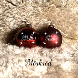 Julkula glas - Namn typsnitt 4