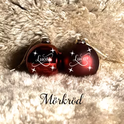 Julkula glas - Namn typsnitt 6