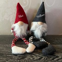 Tomte med långa ben