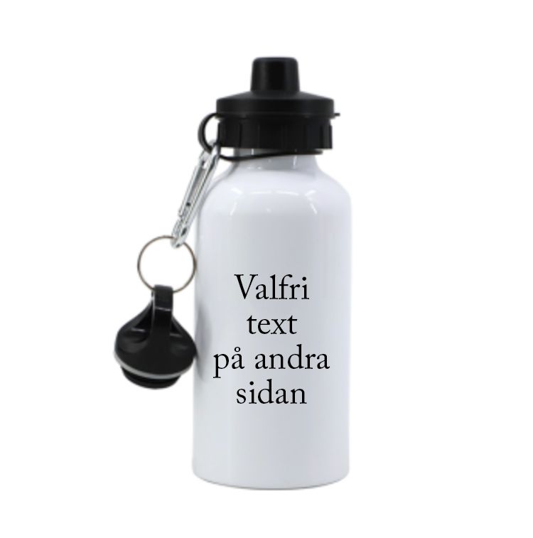 Vattenflaska med egen teckning