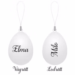 Påskägg med namn