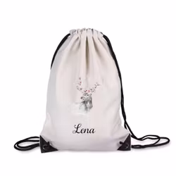 Gympapåse - Natur Hjort med blommor