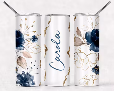 Tumblermugg Blommor #8