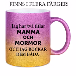 Glittermugg Flera titlar
