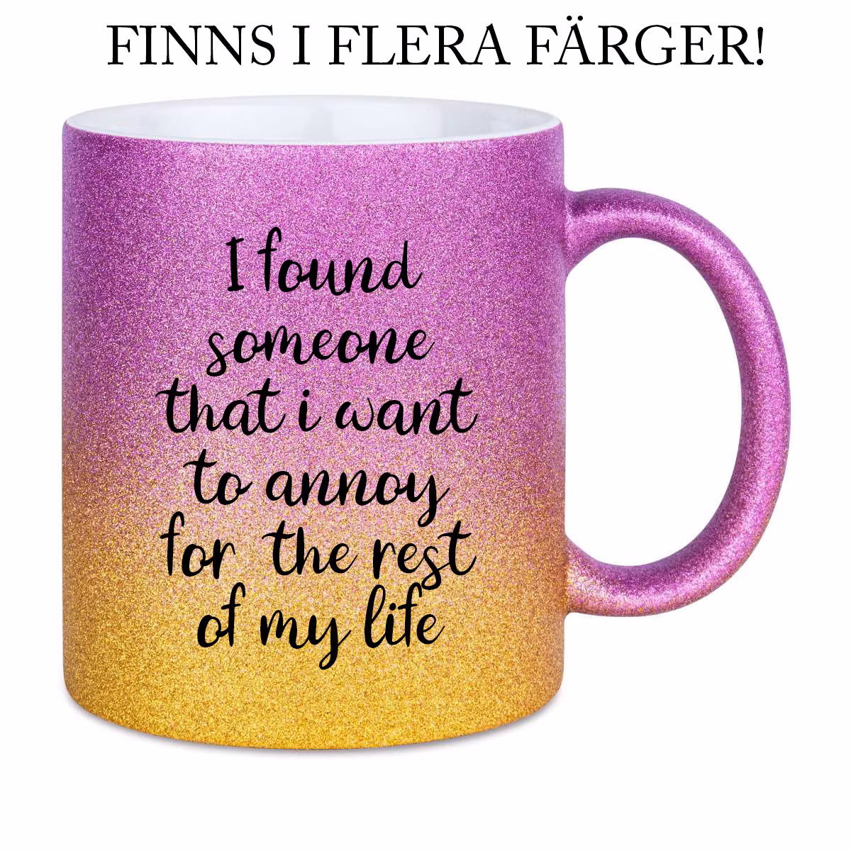 Glittermugg I found
