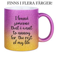 Glittermugg I found