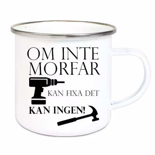 Emaljmugg Om inte