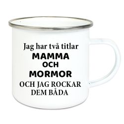 Emaljmugg Flera titlar