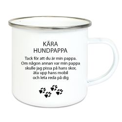 Emaljmugg Kära hund...Alt1