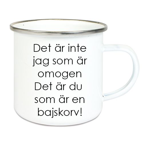 Emaljmugg Omogen
