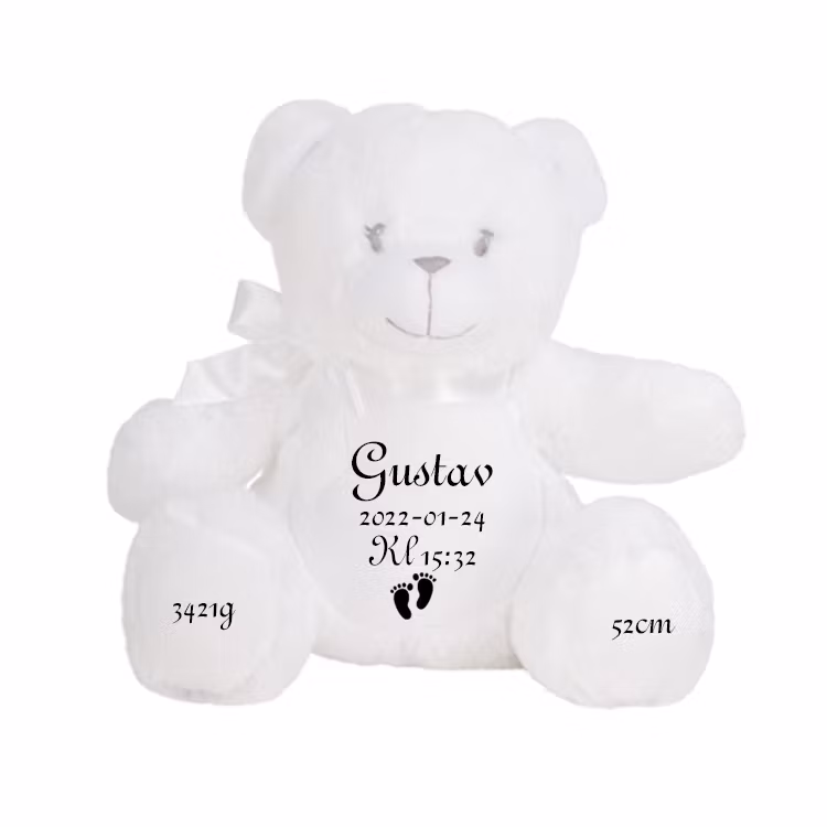 Gosedjurs Nalle med födelseinfo #2