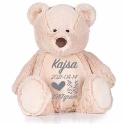 Gosedjur Stor Nalle med födelseinfo #3