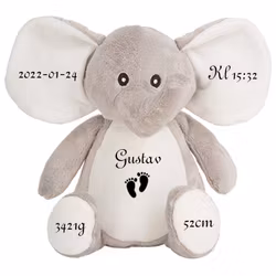 Gosedjurs Elefant med födelseinfo #2