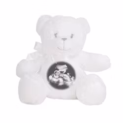 Gosedjurs Nalle med ultraljudsbild