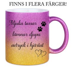 Glittermugg Mjuka tassar