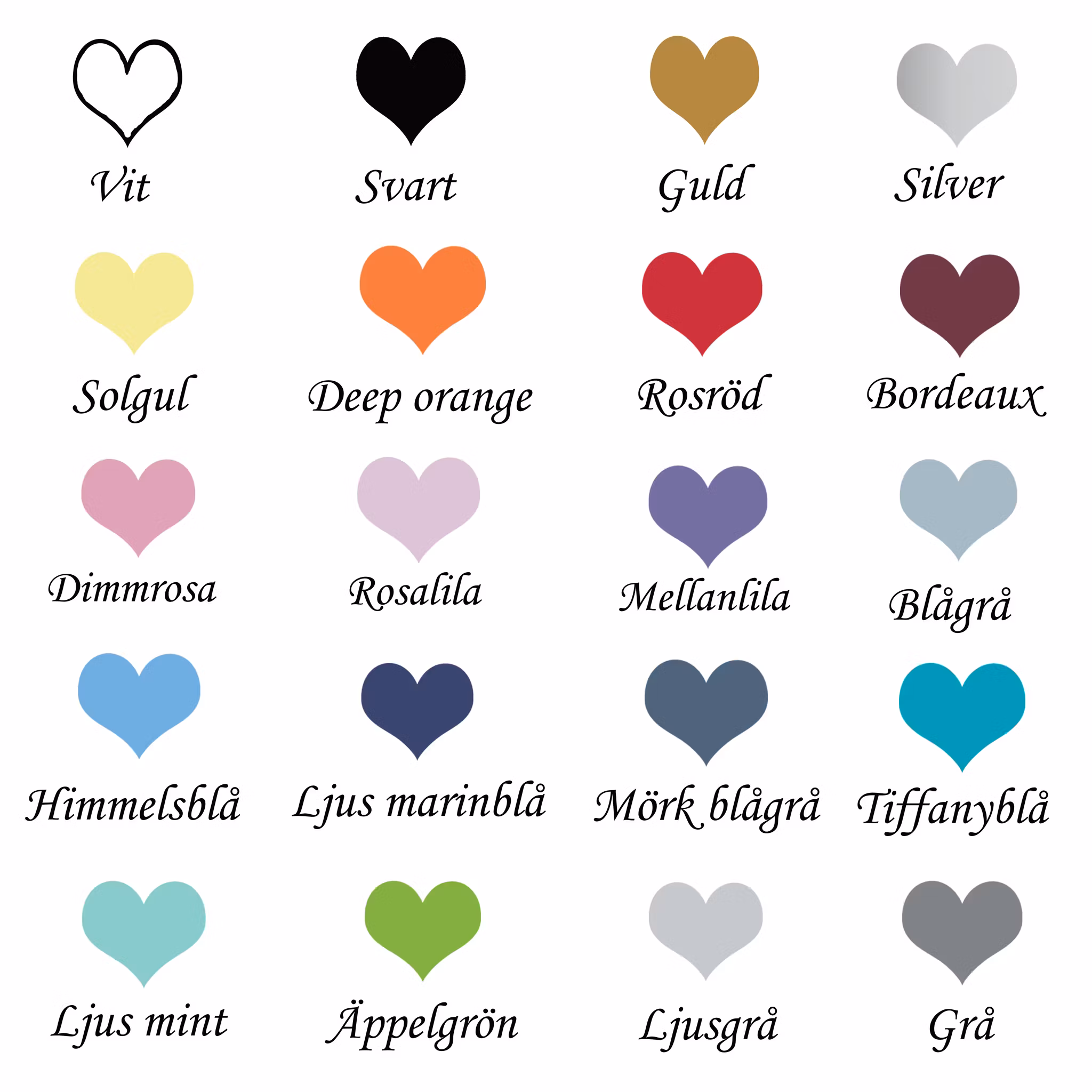 Tygkasse Big heart