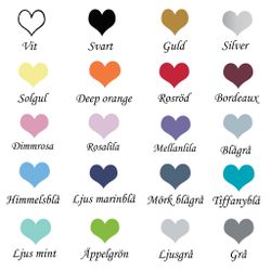 Tygkasse Big heart